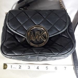SOLD Michael Kors Lamb Leather Quilted Crossbody